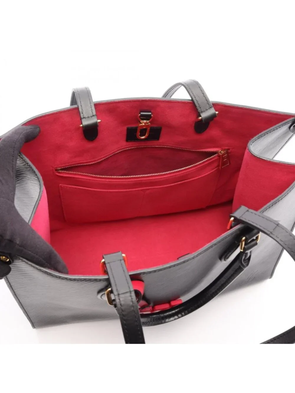Louis Vuitton Tote On The Go MM Noir Leather